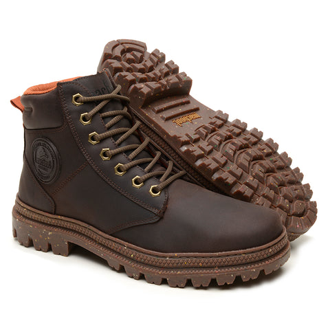 Bota Militar Cano Alto Macboot Ravenala 02 Café
