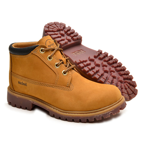 Bota Cano Médio Macboot Mini Lizzary 04 Mostarda