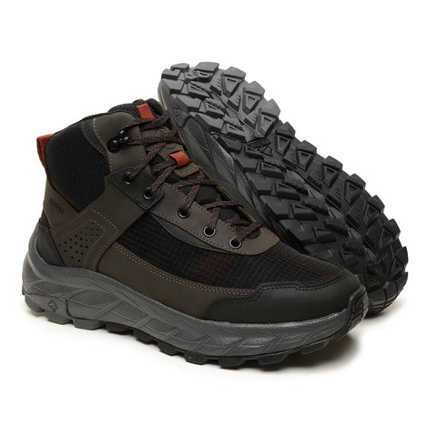 Bota Adventure Cano Alto Macboot Macadâmia 02 Cinza Escuro