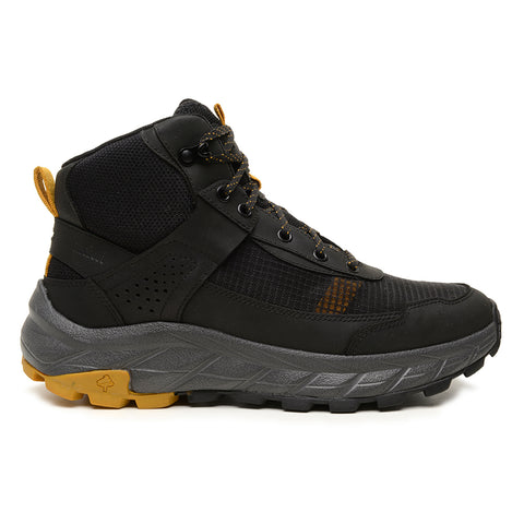 Bota Adventure Cano Alto Macboot Macadâmia 02 Preto Emborrachado