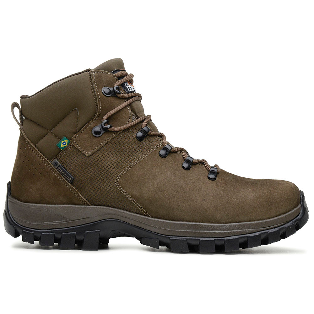Bota Adventure Cano Alto Macboot Tatu 02 Cinza - vista frontal - Macboot