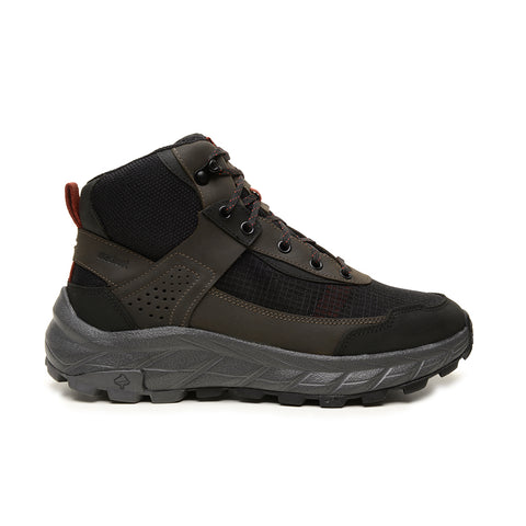 Bota Adventure Cano Alto Macboot Macadâmia 02 Cinza Escuro