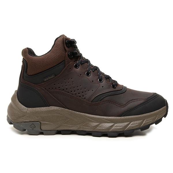 Bota Adventure Cano Alto Macboot Monjolo 06 Café - vista frontal - Macboot
