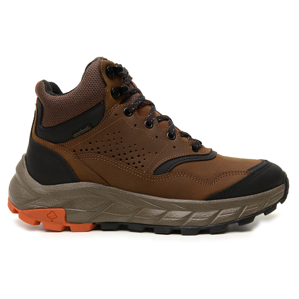 Bota Adventure Cano Alto Macboot Monjolo 06 Marrom - vista frontal - Macboot
