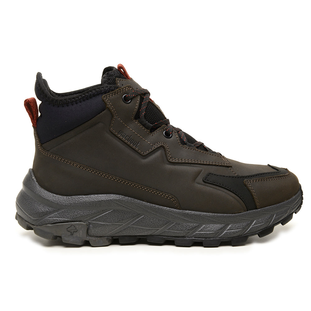 Bota Adventure Cano Alto Macboot Sequoia 02 Cinza Escuro - vista frontal - Macboot