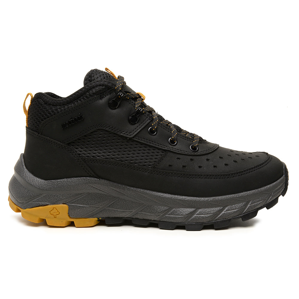 Bota Adventure Cano Alto Macboot Graviola 02 Preto Emborrachado - vista frontal - Macboot