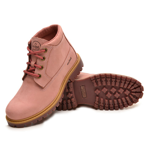 Bota Cano Médio Macboot Mini Lizzary 04 Rosa