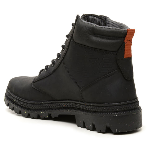 Bota Militar Cano Alto Macboot Ravenala 02 Preto Emborrachado