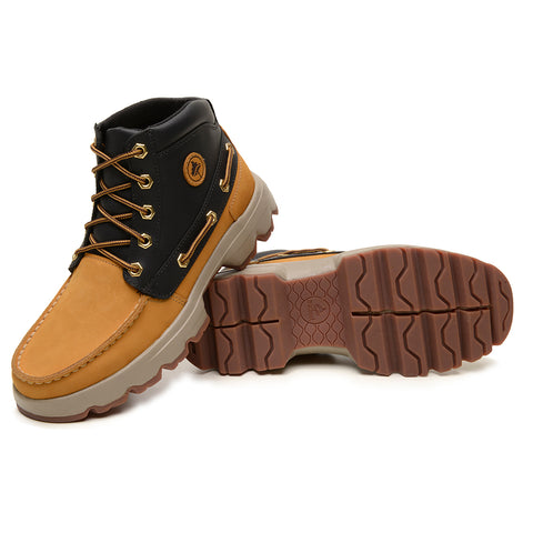 Bota Adventure Cano Longo Macboot Ébano 02 Mostarda