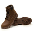 Bota Militar Macboot Cano Alto Lauryn 08 Marrom
