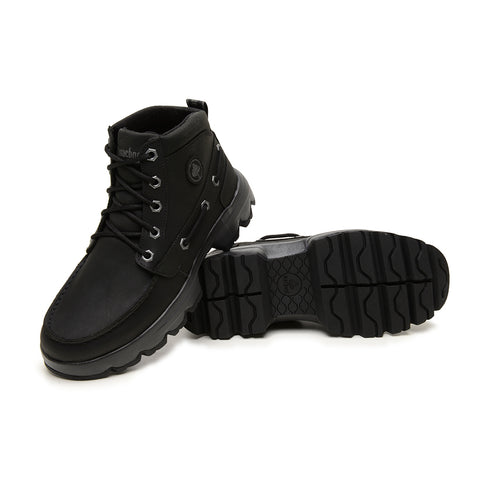 Bota Adventure Cano Longo Macboot Ébano 02 Preto Emborrachado