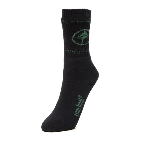 MEIA CANO LONGO MACBOOT PRETO/VERDE