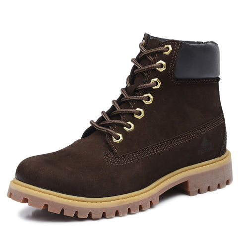 Bota Militar Macboot Cano Alto Lauryn 04 Café