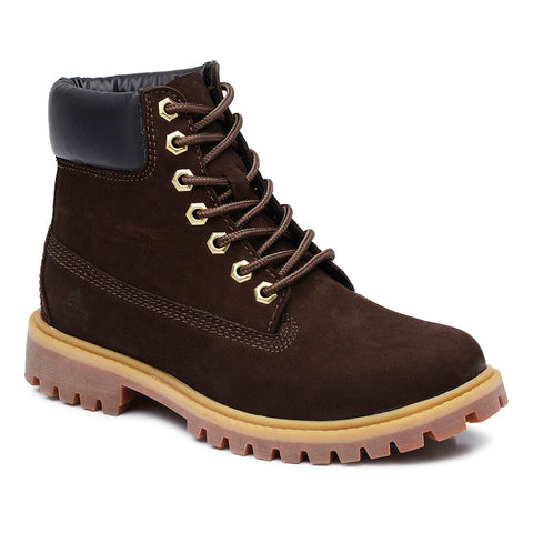 Bota Militar Macboot Cano Alto Lauryn 04 Café