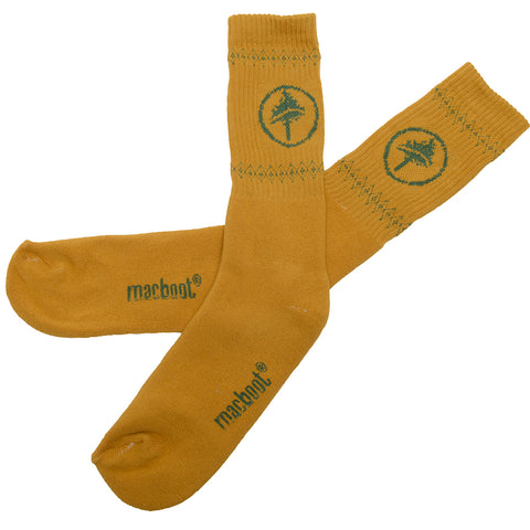 MEIA CANO LONGO MACBOOT MOSTARDA/VERDE