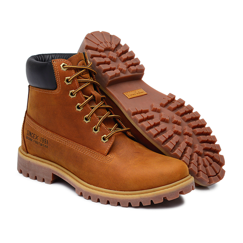 Bota Militar Cano Alto Macboot Bronx Vidigal 02 Mostarda Escuro