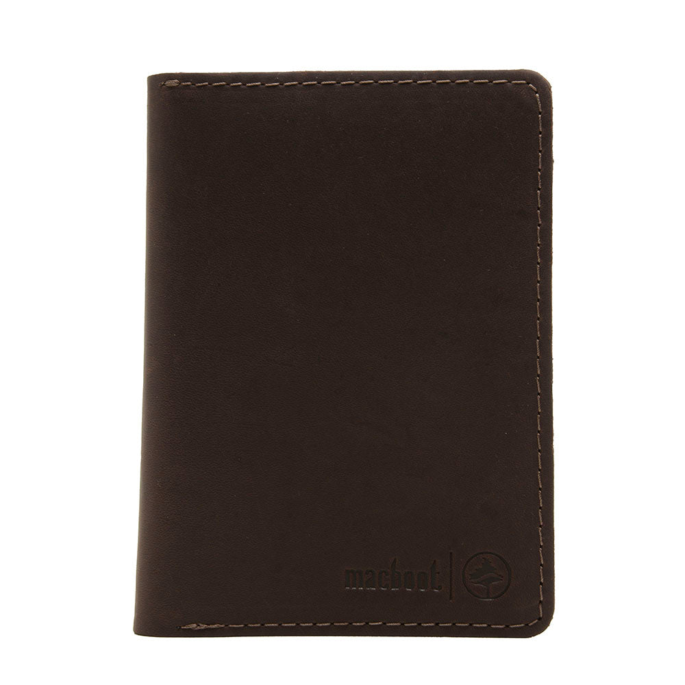 Porta Documentos em Couro Macboot - Café - vista frontal - Macboot