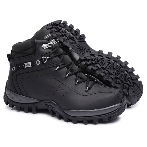 Bota Adventure Cano Alto Macboot Guarani 02 Preto Emborrachado