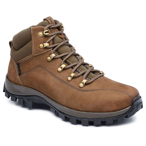 Bota Adventure Cano Alto Macboot Granada 02 Marrom Claro