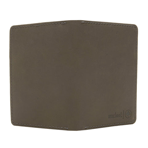 Porta Documentos em Couro Macboot - Cinza