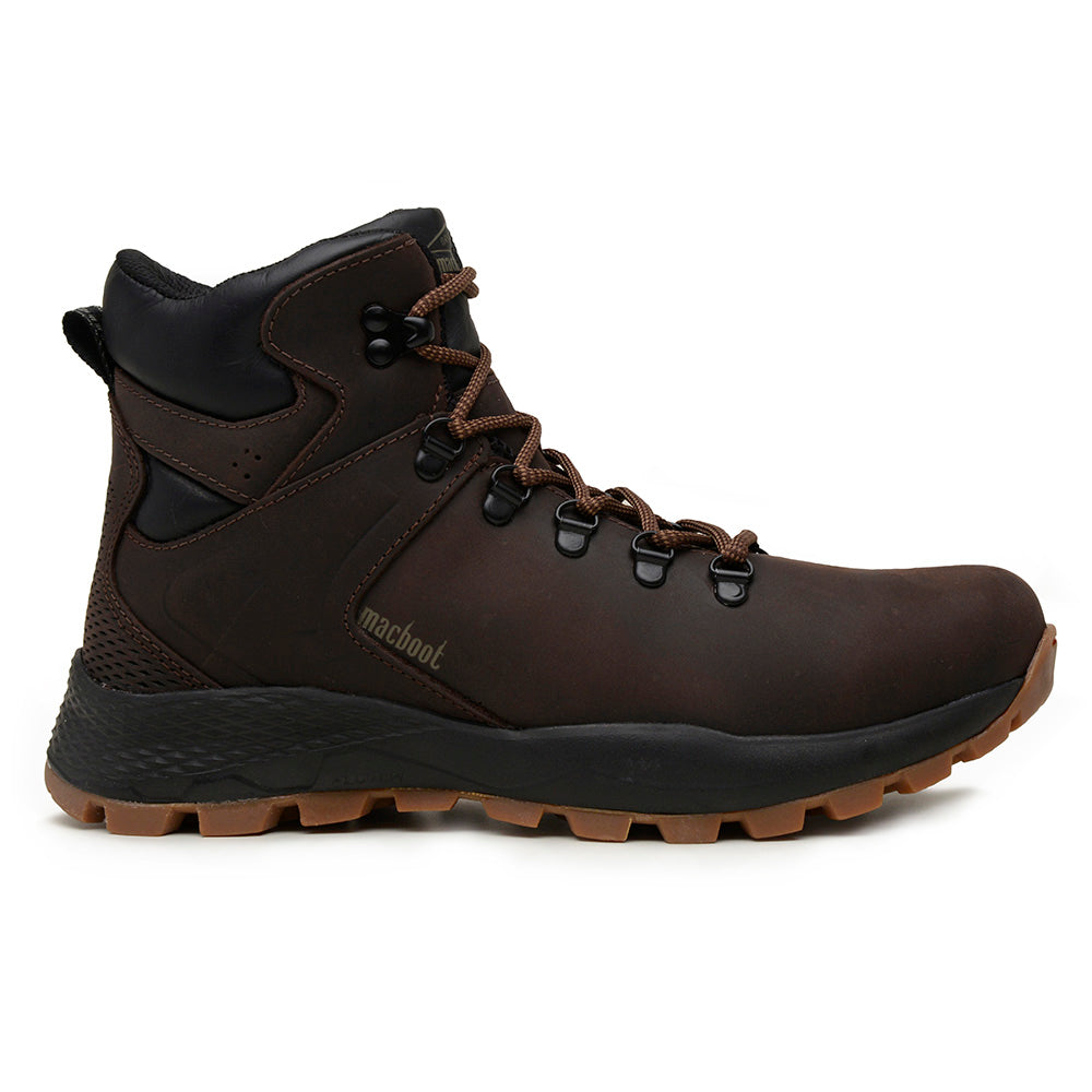 Bota Adventure Cano Alto Macboot Imeri 02A Café - vista frontal - Macboot