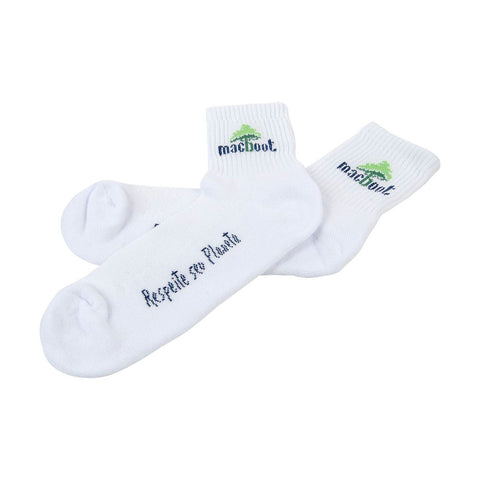 Meia Cano Médio Branca