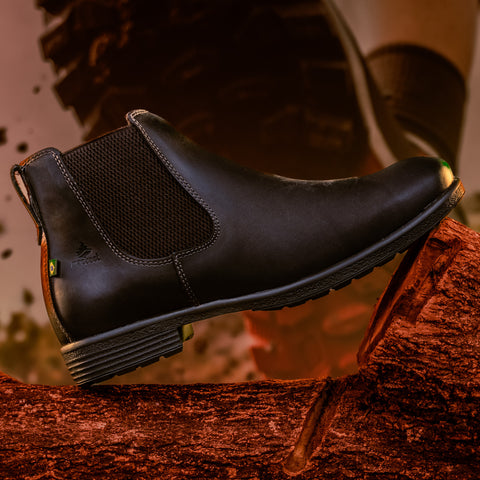 Bota Chelsea Macboot Canaã 02 Preto Emborrachado