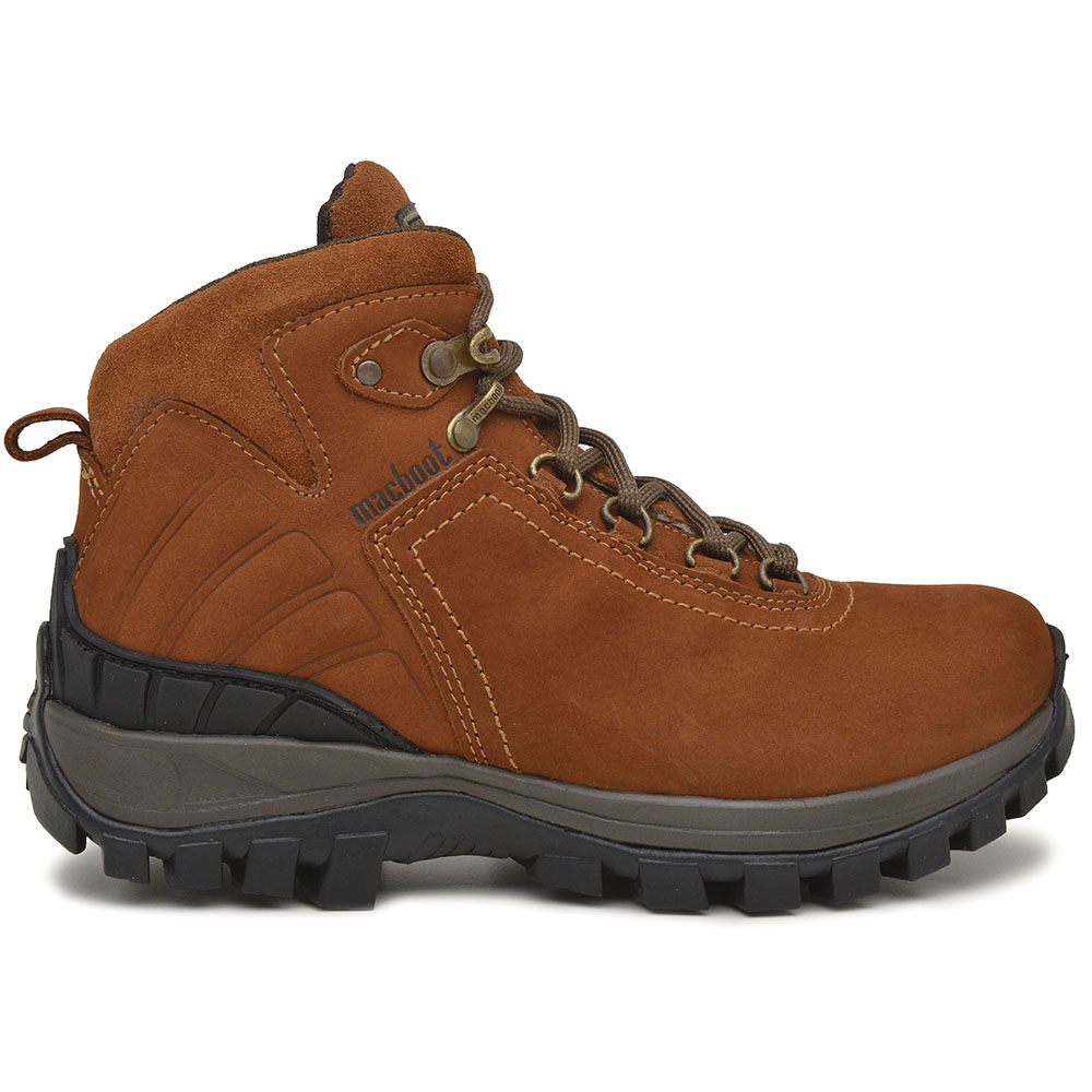 Bota Adventure Cano Alto Macboot Acari 04 Caramelo - vista frontal - Macboot