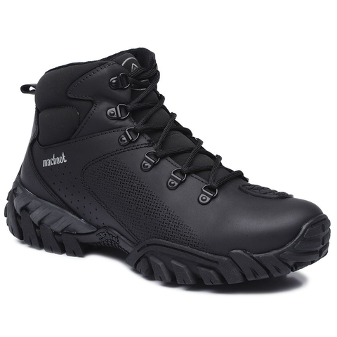 Bota Motors Cano Alto Macboot XDEZ 02 Preto Emborrachado