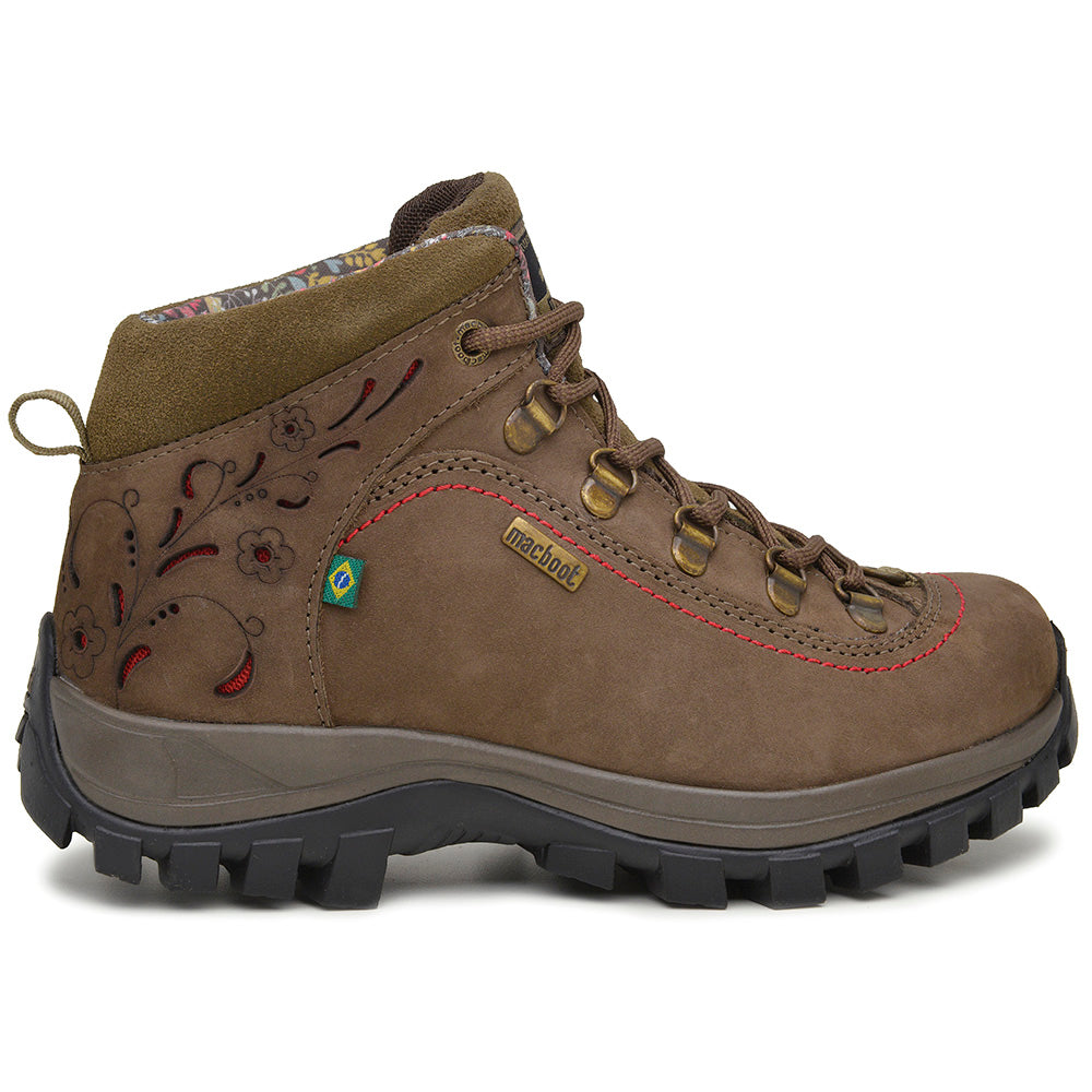 Bota Adventure Cano Alto Macboot Alecrim 04 Cinza - vista frontal - Macboot