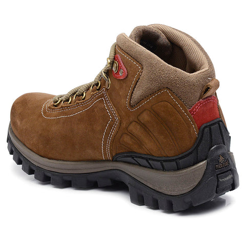 Bota De Segurança Cano Alto Macboot C.A0006 Marrom Claro