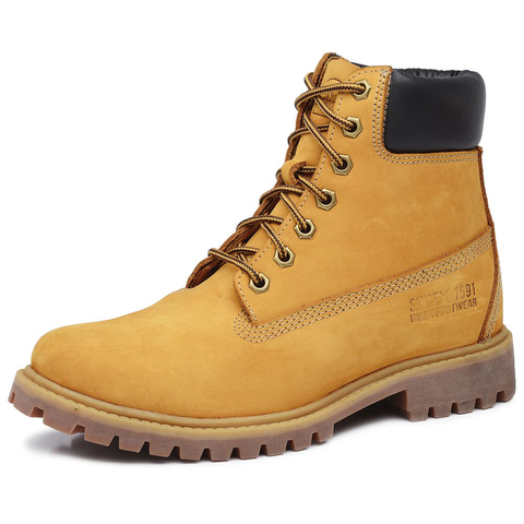 Bota Militar Cano Alto Macboot Bronx Vidigal 02 Mostarda