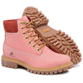 Bota Militar Macboot Cano Alto Lauryn 04 Rosa