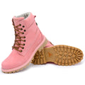 Bota Militar Cano Alto Macboot Papoula 08 Rosa