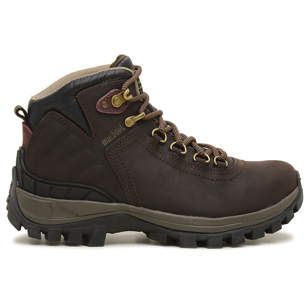 Bota Adventure Cano Alto Macboot Acari 08 Café - vista frontal - Macboot
