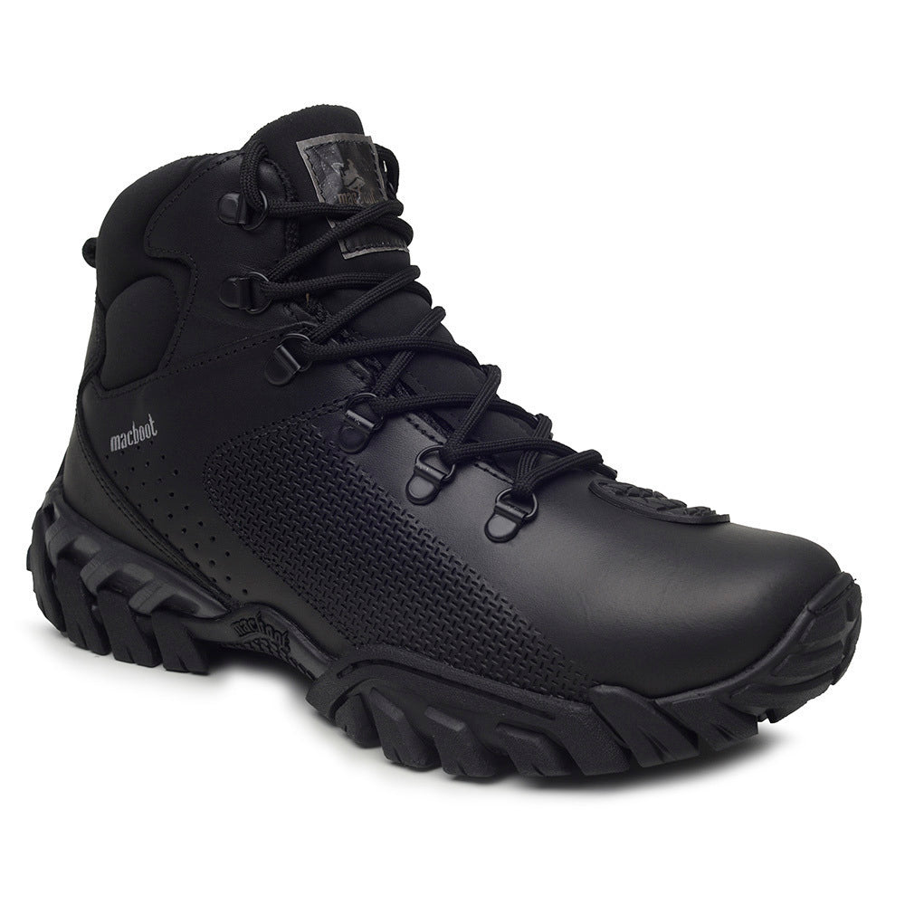 Bota De Segurança Cano Alto Macboot C.A0010 Preto Emborrachado  45.471 - vista frontal - Macboot