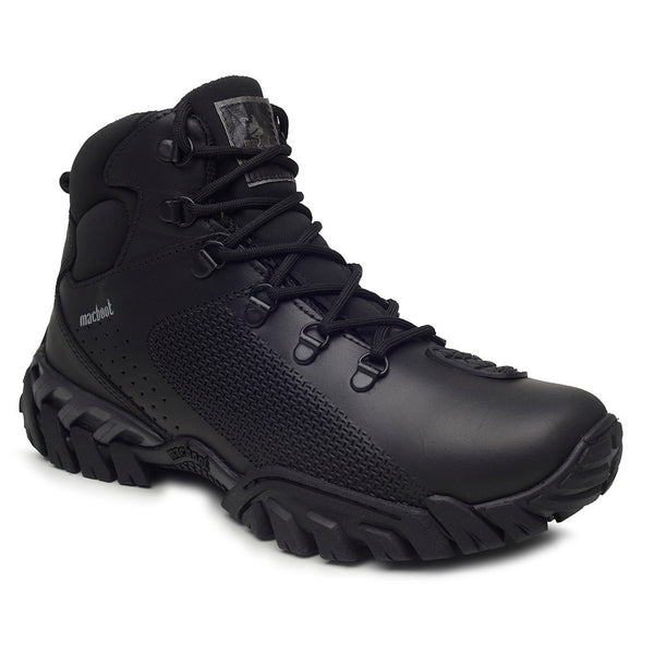 Bota De Segurança Cano Alto Macboot C.A0010 Preto Emborrachado  45.471 - vista frontal - Macboot