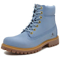 Bota Militar Macboot Cano Alto Lauryn 04 Azul Bebe