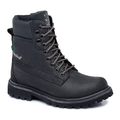 Bota Militar Cano Alto Macboot Papoula 08 Preto Emborrachado