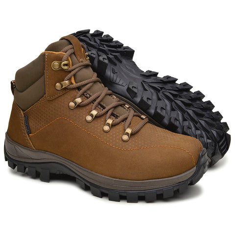 Bota Adventure Cano Alto Macboot Granada 04 Marrom Claro