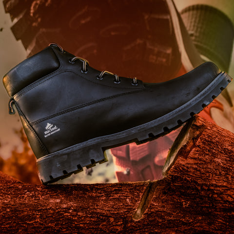 Bota Militar Coturno Macboot Roraima Extra Grande 10G Preto Emborrachado