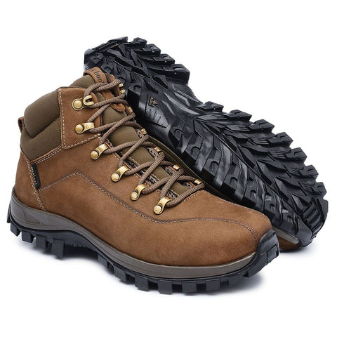 Bota Adventure Cano Alto Macboot Granada 02 Marrom Claro