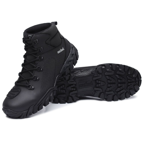 Bota Motors Cano Alto Macboot XDEZ 02 Preto Emborrachado