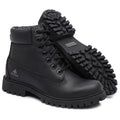 Bota Militar Macboot Cano Alto Lauryn 04 Preto Emborrachado