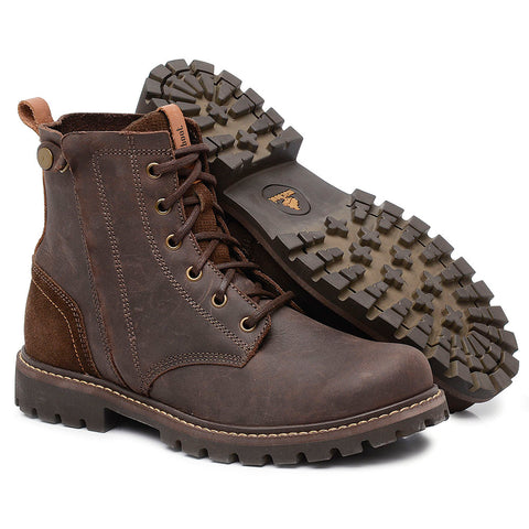 Bota Militar Cano Alto Macboot Pachon 02 Café