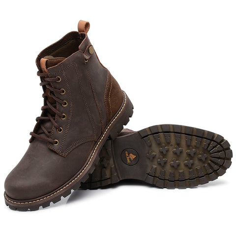 Bota Militar Cano Alto Macboot Pachon 02 Café