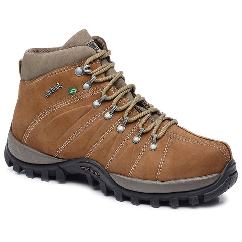Bota Adventure Cano Alto Macboot Uirapuru 02 Marrom Claro