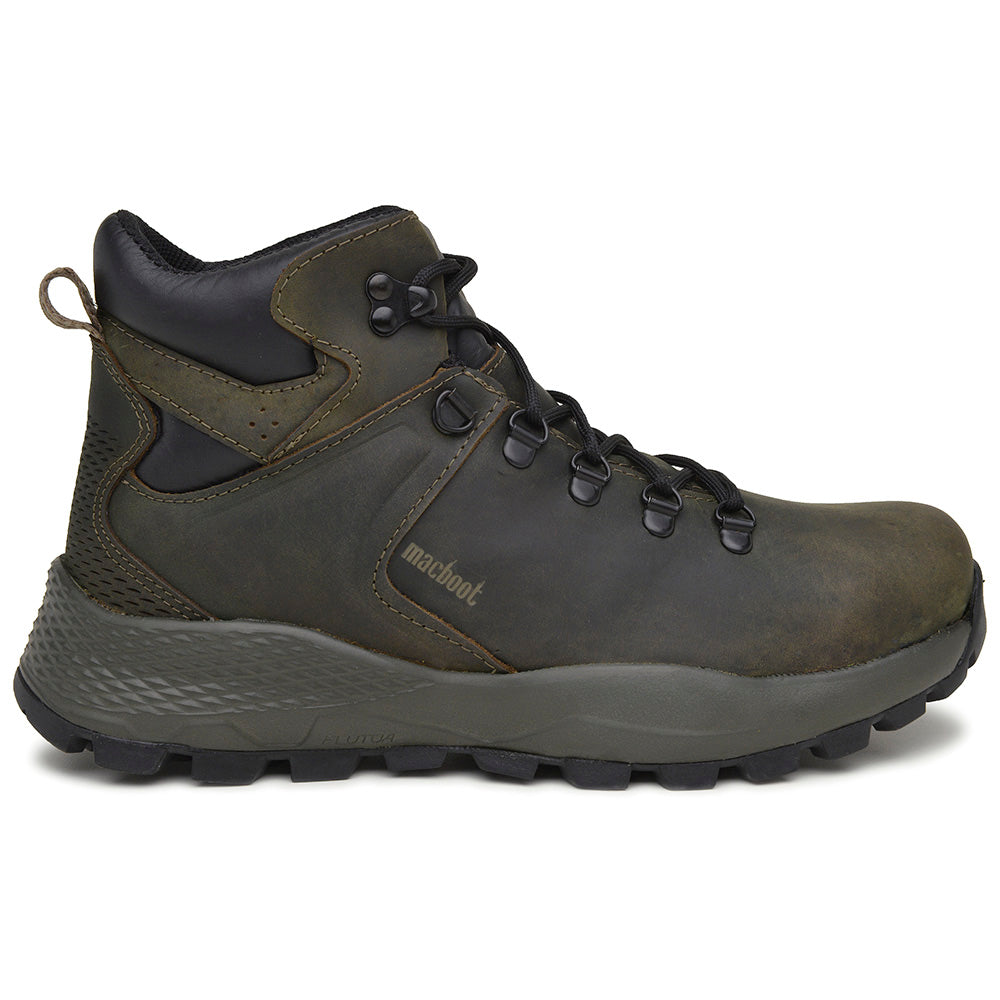 Bota Adventure Cano Alto Macboot Imeri 02 Verde Musgo - vista frontal - Macboot