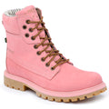 Bota Militar Cano Alto Macboot Papoula 08 Rosa