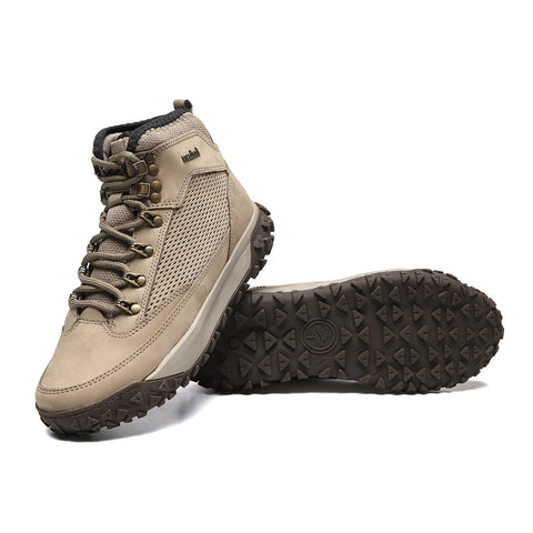 Bota Adventure Cano Alto Macboot Bourbon 02Z Bege Acinzentado